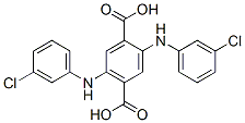 CAS 登录号:28294-55-5, 2,5-二(3-氯苯基氨基)对苯二甲酸