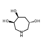CAS 登录号：284031-37-4， (3R,4S,6S)-3,4,6-氮杂环庚烷三醇