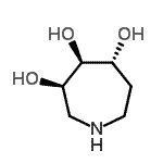 CAS 登录号：284031-44-3， (3R,4S,5R)-3,4,5-氮杂环庚烷三醇