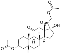 CAS#: 28439-40-9, 3alpha,17,21-Trihydroxy-5beta-Pregnane-11,20-Dione 3,21-Di(Acetate)