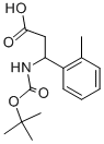 CAS#: 284493-54-5, 3-Tert-Butoxycarbonylamino-3-o-Tolyl-Propionic Acid