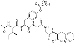 CAS 登录号:284660-72-6, N-乙酰基-L-异亮氨酰-O-膦酰-L-酪氨酰甘氨酰-L-alph-谷氨酰-L-苯丙氨酰胺