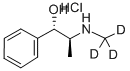 CAS 登录号:284665-25-4, (1S,2S)-(+)-伪麻黄碱-D3 盐酸盐(N-甲基-D3)