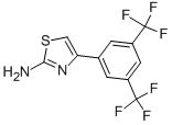 CAS 登录号：284665-40-3， 4-(3,5-二-三氟甲基苯基)噻唑-2-基胺