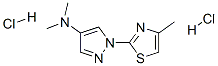 CAS#: 28469-09-2, N,N-Dimethyl-1-(4-Methyl-1,3-Thiazol-2-Yl)Pyrazol-4-Amine Dihydrochloride
