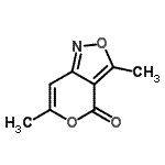 CAS 登录号：28495-02-5， 3,6-二甲基-4H-吡喃并[4,3-c][1,2]恶唑-4-酮