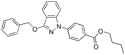 CAS 登录号:28570-58-3, 4-(3-苄氧基-1H-吲唑-1-基)苯甲酸丁酯
