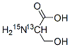 CAS#: 285977-90-4, L-Serine-2-13C-15N