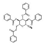 CAS 登录号：286369-05-9， (2R,3R,4R,5S,6S)-2-[(苯甲酰氧基)甲基]-6-氰基四氢-2H-吡喃-3,4,5-三基三苯甲酸酯