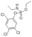 CAS#: 2864-61-1, Ethyl-Phosphoramidic acid ethyl 2,4,5-trichlorophenyl ester