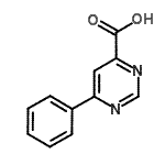 CAS#: 28668-32-8, 6-Phenyl-4-Pyrimidinecarboxylic Acid