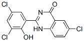 CAS 登录号:28712-44-9, 6-氯-2-(3,5-二氯-2-羟基苯基)喹唑啉-4(1H)-酮