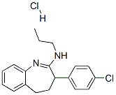 CAS 登录号：28717-80-8， 4-(4-氯苯基)-N-丙基-2-氮杂双环[5.4.0]十一碳-2,7,9,11-四烯-3-胺盐酸盐