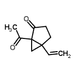 CAS 登录号：287239-39-8， 1-乙酰基-5-乙烯基双环[3.1.0]己烷-2-酮