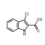 CAS 登录号：28737-32-8， 3-氯-1H-吲哚-2-羧酸
