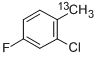 CAS#: 287399-45-5, 2-Chloro-4-Fluorotoluene-alpha-13C