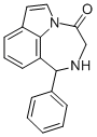 CAS#: 28748-81-4, 2,3-Dihydro-1-Phenyl-Pyrrolo(3,2,1-jk)(1,4)Benzodiazepin-4(1H)-One