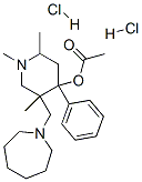 CAS#: 28866-28-6, [5-(Azepan-1-Ylmethyl)-1,2,5-Trimethyl-4-Phenyl-4-Piperidyl] Acetate Dihydrochloride