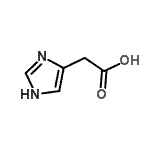 CAS 登录号：2888-19-9， 1H-咪唑-4-基乙酸
