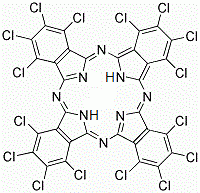 CAS 登录号：28888-81-5， 1,2,3,4,8,9,10,11,15,16,17,18,22,23,24,25-十六氯-29H,31H-酞菁
