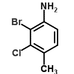 CAS 登录号：289687-20-3， 2-溴-3-氯-4-甲基苯胺