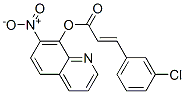CAS#: 29002-18-4, 7-Nitro-8-Quinolinol 3-(3-Chlorophenyl)Propenoate