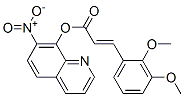 CAS#: 29002-26-4, 3-(2,3-Dimethoxyphenyl)Propenoic Acid 7-Nitro-8-Quinolyl Ester