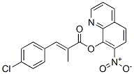 CAS#: 29002-31-1, 7-Nitro-8-Quinolinol 2-(4-Chlorobenzylidene)Propanoate