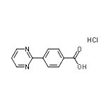CAS 登录号：290326-11-3， 4-(2-嘧啶基)苯甲酸盐酸盐(1:1)