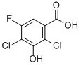 CAS#: 290835-84-6, 2,4-Dichloro-5-Fluoro-3-Hydroxybenzoic Acid