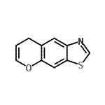 CAS 登录号：29152-18-9， 8H-苯并吡喃并[6,7-D][1,3]噻唑