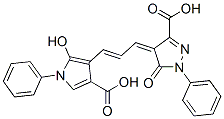 CAS#: 29212-95-1, 4-[3-(4-Carboxy-2-Hydroxy-1-Phenyl-1H-Pyrrol-3-Yl)Allylidene]-4,5-Dihydro-5-Oxo-1-Phenyl-1H-Pyrazole-3-Carboxylic Acid