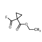 CAS 登录号：292643-88-0， 乙基1-(氟羰基)环丙烷羧酸酯