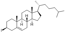 CAS 登录号：2930-80-5， (3beta)-3-碘-胆甾-5-烯