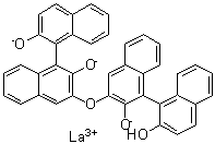 CAS 登录号：293293-33-1， 3,3'-氧基二-[1,1'-联萘]-2,2'-二醇镧盐(1:1)