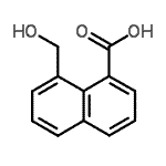 CAS 登录号：29368-37-4， 8-(羟基甲基)-1-萘甲酸