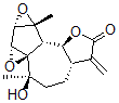 CAS 登录号：29431-84-3， (3aS,6aS)-3abeta,5,6,7abeta,7bbeta,8a,8bbeta,8cbeta-八氢-6beta-羟基-6,8abeta-二甲基-3-亚甲基-4H-二环氧乙烷并[1,8a:2,3]薁并[4,5-b]呋喃-2(3H)-酮