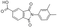 CAS#: 294667-04-2, 2-(3,4-Dimethyl-Phenyl)-1,3-Dioxo-2,3-Dihydro-1H-Isoindole-5-Carboxylic Acid
