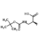 CAS#: 294858-41-6, (2S)-2-Fluoro-3-({[(2-Methyl-2-Propanyl)Oxy]Carbonyl}Amino)Propanoic Acid