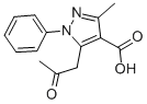CAS#: 294874-70-7, 3-Methyl-5-(2-Oxopropyl)-1-Phenyl-1H-Pyrazole-4-Carboxylicacid