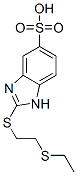 CAS#: 29490-12-8, 2-(2-Ethylsulfanylethylsulfanyl)-3H-Benzimidazole-5-Sulfonic Acid