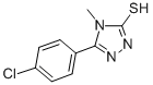 CAS#: 29527-27-3, 5-(4-Chlorophenyl)-2,4-Dihydro-4-Methyl-3H-1,2,4-Triazole-3-Thione