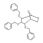 CAS 登录号：29704-64-1， 2,3,4-三(苄氧基)-6,8-二氧杂双环[3.2.1]辛烷