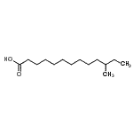 CAS 登录号：29709-05-5， 11-甲基十三烷酸
