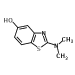 CAS 登录号：297149-12-3， 2-(二甲基氨基)-1,3-苯并噻唑-5-醇