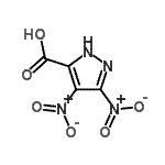 CAS 登录号：297149-34-9， 3,4-二硝基-1H-吡唑-5-羧酸