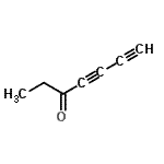 CAS 登录号：29743-27-9， 4,6-庚二炔-3-酮