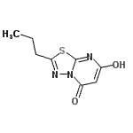 CAS 登录号：297763-38-3， 7-羟基-2-丙基-5H-[1,3,4]噻二唑并[3,2-a]嘧啶-5-酮