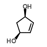 CAS 登录号：29783-26-4， (1R,3S)-4-环戊烯-1,3-二醇