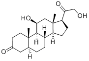 CAS 登录号：298-25-9， (5alpha,11beta)-11,21-二羟基-孕甾烷-3,20-二酮